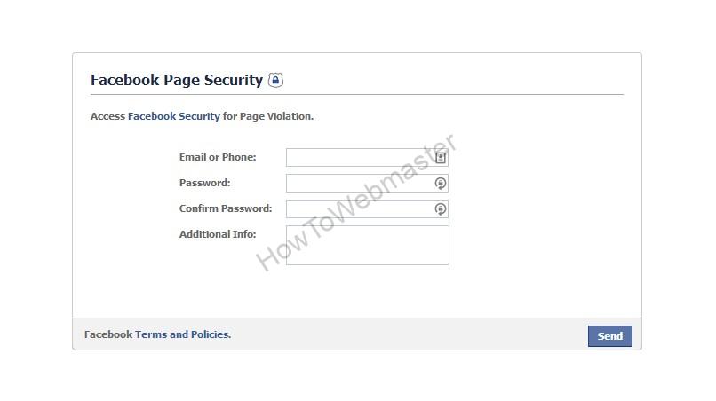 facebook  phishing scam